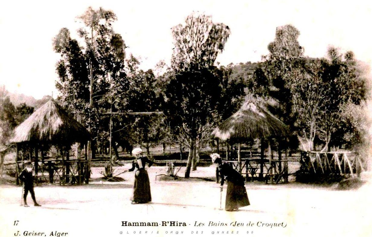 237- Hamman-R'Hira - Les bains - Jeu de croquet.jpg